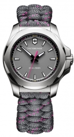 WATCH INOX LADY GREY DIAL, GREY PARACORD STRAP