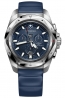 INOX CHRONO BLUE DIAL, BLUE RUBBER