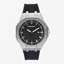 WATCH Reloj Hombre Leonardo Negro Correa Sili