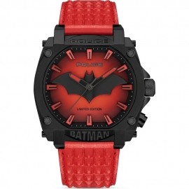 WATCH Forever Batman Red Dial Red Leather