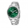 COMPETIZIONE 43MM 3H GREEN DIAL SS BR