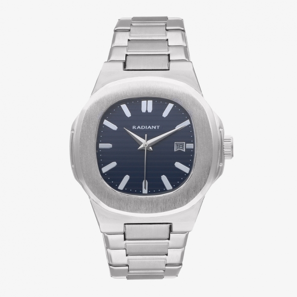 Reloj Hombre Brad Azul/Plateado