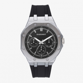 WATCH Reloj Hombre Jack Negro/Correa Silicona