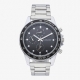 Reloj Hombre Canarias Negro Plateado