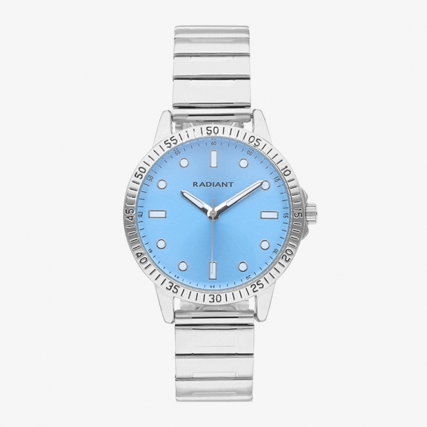 Reloj Mujer Ornella Azul Plateado