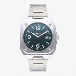 WATCH Reloj Hombre Vittorio Verde Plateado