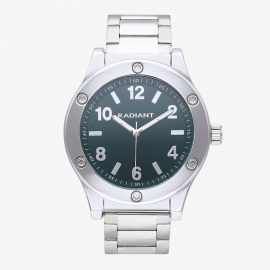 WATCH Reloj Hombre Marcello Verde Plateado