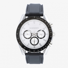 WATCH Reloj Hombre Marlon Plateado Silicone