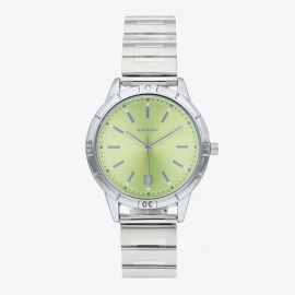 WATCH Reloj Mujer Kim Verde Plateado