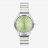 Reloj Mujer Kim Verde Plateado