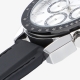 Reloj Hombre Marlon Plateado Silicone