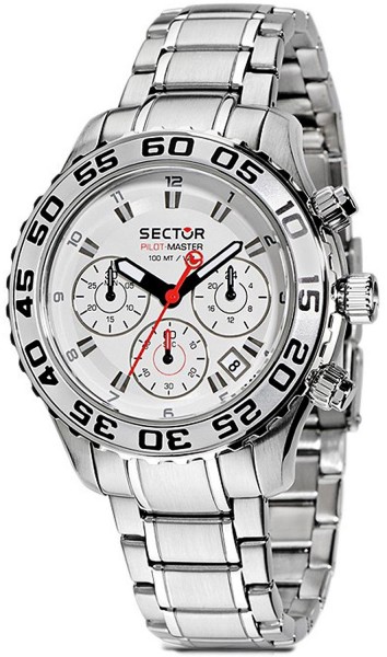 SECTOR SPORT WATCH  PILOT MASTER CHR 42MM R3273679145