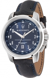 WATCH MASERATI SUCCESSO 44 MM BLUE D BLUE STRAP SS R8851121003