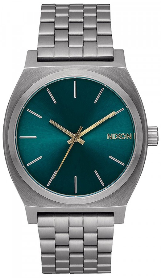 Nixon time clearance teller gunmetal