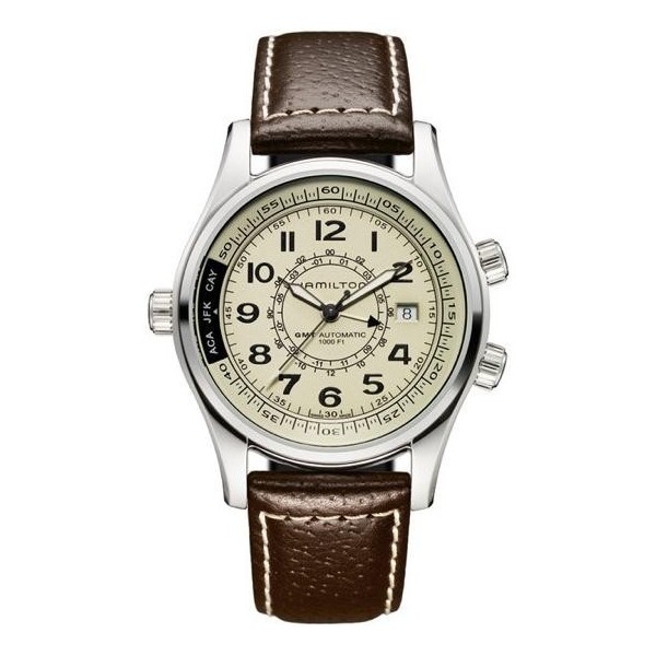 Hamilton Khaki Skymaster GMT ANTIMAGNETIC H77525553 Watchalia