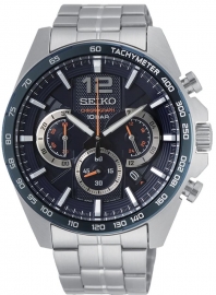 WATCH SEIKO NEO SPORTS CUARZO CRONO BISEL AZUL SSB345P1