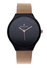 WATCH RADIANT HANS 41MM BLACK DIAL IPRG SS MESH RA531603