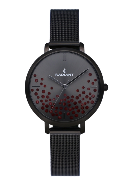 RADIANT ELLA 36MM GUN DIAL BLACK MESH RA525608