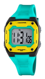 Orologio Calypso Bambino Digitale Cronografo Allarme Nero Blu K5511/2
