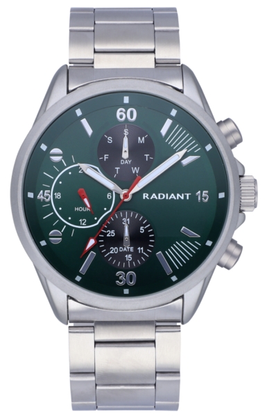 RADIANT COMMANDER 44MM GREEN DIAL IPSILVER BRAZ RA571704