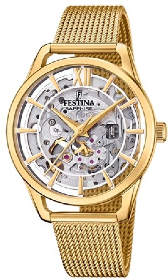 Festina clearance skeleton watch