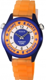 WATCH TENDER TIME NARANJA ESFERA AZUL